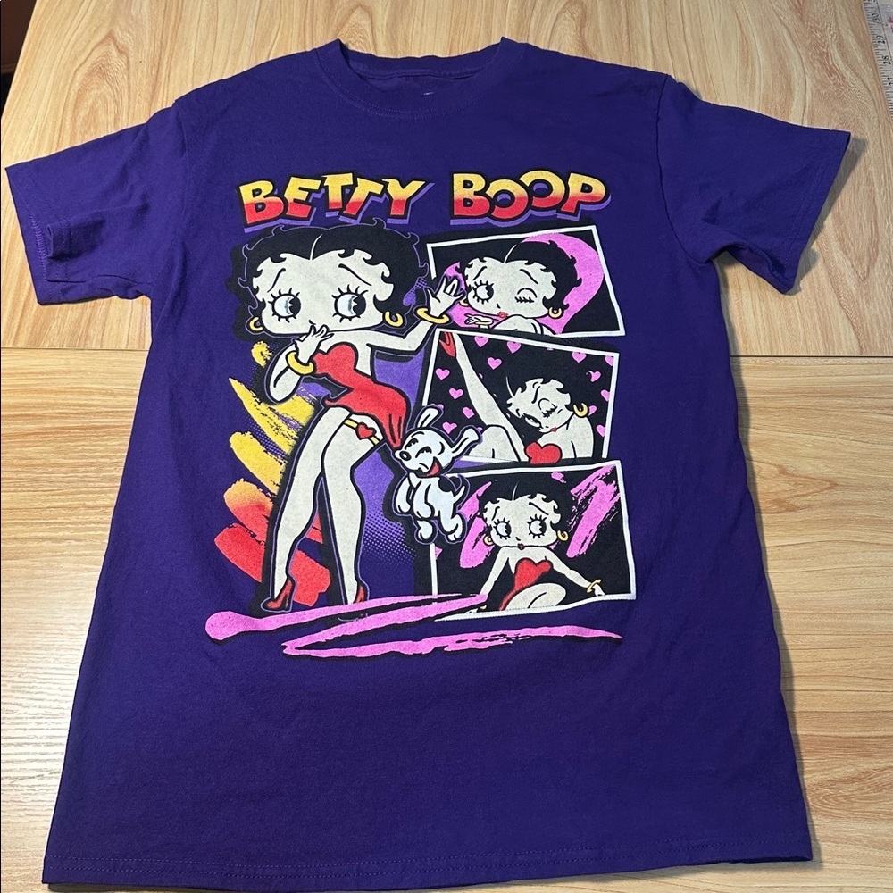 Betty Boop Purple Cotton Tee